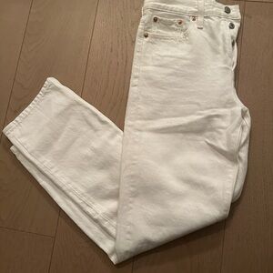 Levi's Women’s Straight White Jeans